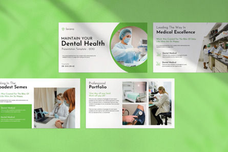 Maintain Your Dental Health Presentation Template, Slide 3, 12071, Business — PoweredTemplate.com