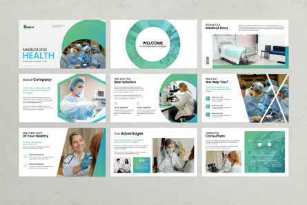 Medical and Health Presentation Template, Diapositiva 4, 12075, Médico — PoweredTemplate.com