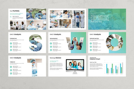 Medical and Health Presentation Template, Diapositiva 6, 12075, Médico — PoweredTemplate.com