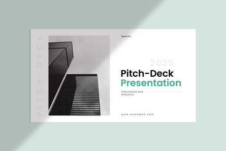 Pitch-Deck Presentation Template, スライド 2, 12082, ビジネス — PoweredTemplate.com