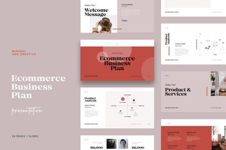 Ecommerce Business Plan Google Slide Template, Slide 2, 12084, Business — PoweredTemplate.com