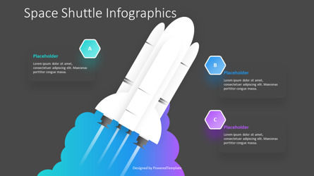 Free Launching Space Shuttle Concept - A-B-C Startup Project Launch Presentation Slide, Diapositive 3, 12103, Concepts commerciaux — PoweredTemplate.com