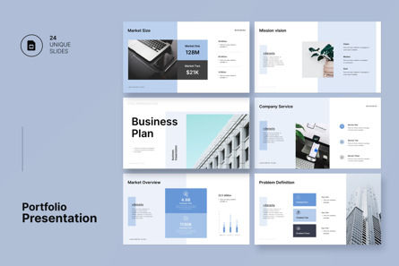 Business Plan Presentation Template, Theme Google Slides, 12107, Business — PoweredTemplate.com