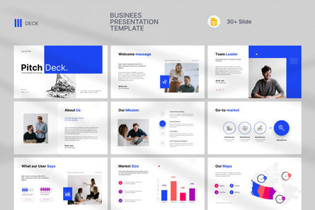 Pitch Deck Presentation Google Slide Template, Google Slides Theme, 12116, Business Models — PoweredTemplate.com