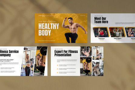 Healthy Body Presentation Template, Slide 3, 12146, Salute e Divertimento — PoweredTemplate.com