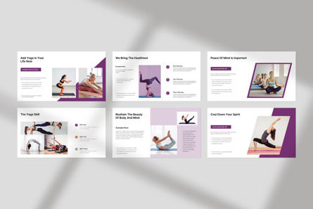 Yoga Meditation Presentation Template, Slide 6, 12150, Business — PoweredTemplate.com