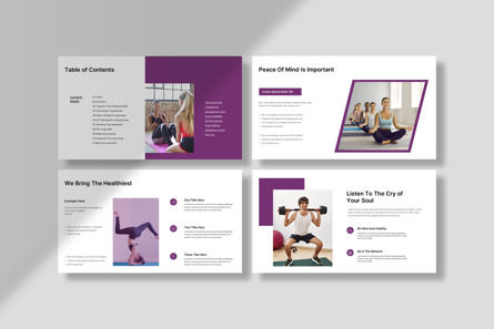 Yoga Meditation Presentation Template, Diapositive 8, 12150, Business — PoweredTemplate.com