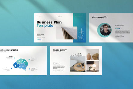 Future Business Plan PowerPoint Template, スライド 4, 12175, ビジネス — PoweredTemplate.com