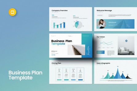 Future Business Plan Google Slides Template, Google 슬라이드 테마, 12176, 비즈니스 — PoweredTemplate.com