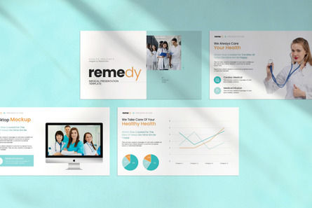 Remedy Medical Google Slides Template, Deslizar 3, 12177, Negócios — PoweredTemplate.com