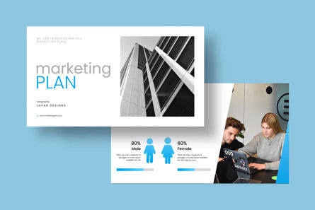 Marketing Plan PowerPoint Template, スライド 2, 12178, ビジネス — PoweredTemplate.com