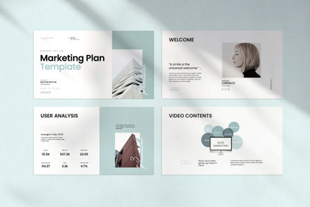 Marketing Plan Presentation Template, Slide 8, 12180, Business — PoweredTemplate.com