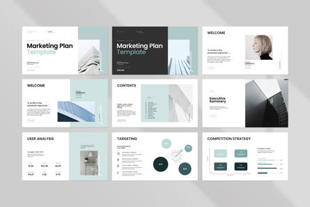 Marketing Plan Presentation Template, Slide 9, 12180, Business — PoweredTemplate.com