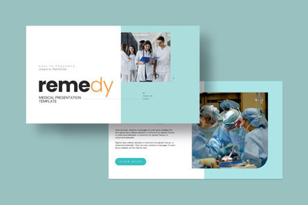 Remedy Medical PowerPoint Template, スライド 2, 12182, ビジネス — PoweredTemplate.com