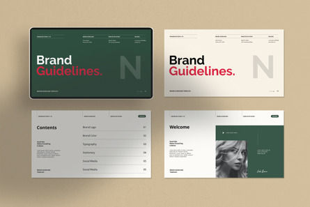 Brand Guidelines Presentation Template, Slide 2, 12190, Business Concepts — PoweredTemplate.com