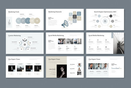 Digital Marketing Strategy Presentation PowerPoint Template, Diapositive 5, 12191, Business — PoweredTemplate.com
