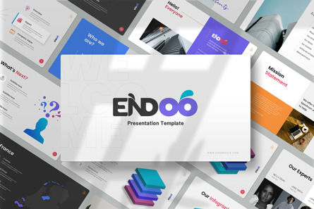 Endoo Google Presentation Template, Theme Google Slides, 12197, Business — PoweredTemplate.com