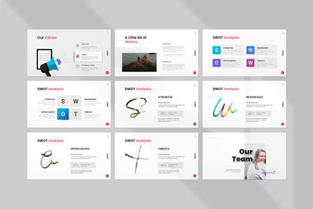 Endoo Google Presentation Template, Slide 11, 12197, Lavoro — PoweredTemplate.com