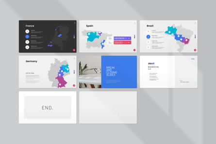 Endoo Google Presentation Template, Diapositive 22, 12197, Business — PoweredTemplate.com