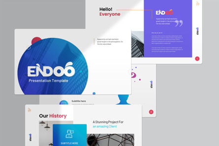 ENDOO Presentation PowerPoint Templates, Diapositive 3, 12200, Business — PoweredTemplate.com