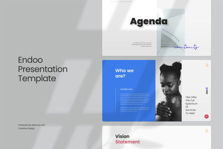 ENDOO Presentation PowerPoint Templates, スライド 4, 12200, ビジネス — PoweredTemplate.com