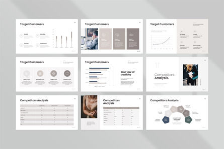 Business Plan PowerPoint Template, Slide 13, 12207, Bisnis — PoweredTemplate.com