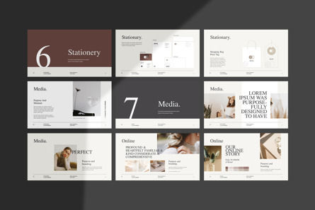 The Minimalist Brand Guidelines PowerPoint Template, Slide 10, 12213, Bisnis — PoweredTemplate.com