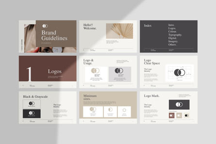The Minimalist Brand Guidelines PowerPoint Template, Slide 7, 12213, Lavoro — PoweredTemplate.com