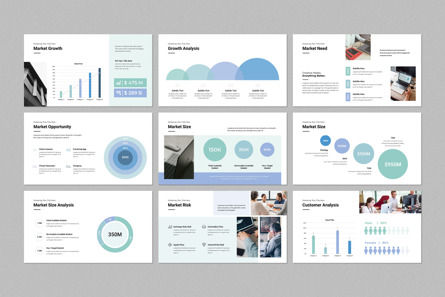Marketing Plan PowerPoint Template, スライド 3, 12231, ビジネス — PoweredTemplate.com