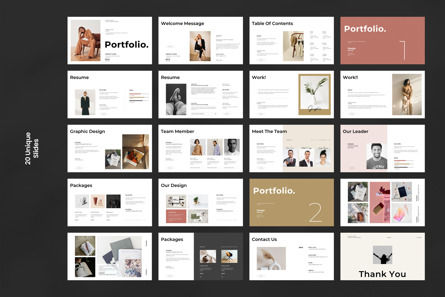 Portfolio Presentation Template, Diapositive 8, 12235, Business — PoweredTemplate.com