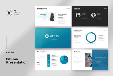 Business Plan Presentation, Google Slides Theme, 12236, Business — PoweredTemplate.com