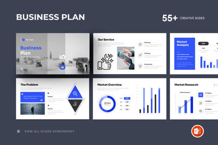 Business Plan Presentation Template, PowerPointテンプレート, 12242, ビジネス — PoweredTemplate.com