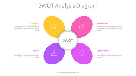 Blooming Insights - Animated SWOT Flower Analysis, 幻灯片 2, 12245, 动画 — PoweredTemplate.com