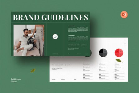 Brand Guidelines Presentation, PowerPoint Template, 12249, Business Concepts — PoweredTemplate.com