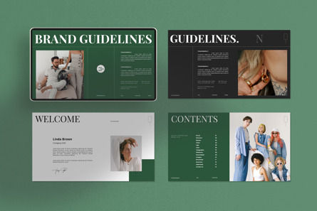 Brand Guidelines Presentation, Slide 2, 12249, Business Concepts — PoweredTemplate.com