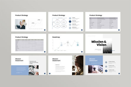 Business Pitch Deck PowerPoint Template, Diapositiva 5, 12252, Negocios — PoweredTemplate.com