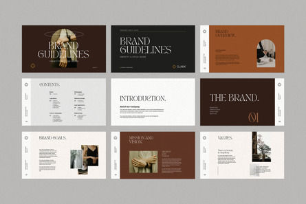 Brand Guidelines PowerPoint Template, Slide 6, 12257, Lavoro — PoweredTemplate.com