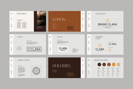 Brand Guidelines PowerPoint Template, Slide 7, 12257, Lavoro — PoweredTemplate.com
