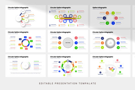 Circular Option Infographic - PowerPoint Template, 슬라이드 3, 12269, 비즈니스 — PoweredTemplate.com