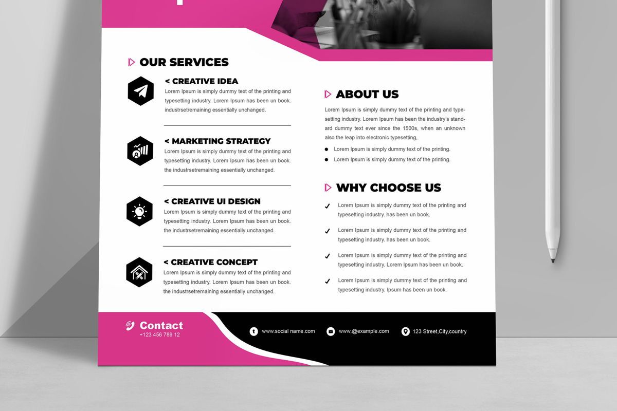 Corporate Flyer Template Design 2024 Flyer MightyDesign 116843   Sp Slide H 4 