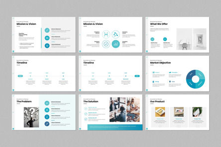 Brand Minimal PowerPoint Template, Diapositiva 6, 12275, Negocios — PoweredTemplate.com