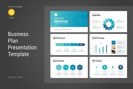 Brand Minimal Presentation Template, Google幻灯片主题, 12276, 商业 — PoweredTemplate.com