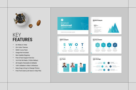 Brand Minimal Presentation Template, Diapositiva 2, 12276, Negocios — PoweredTemplate.com