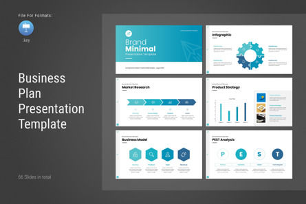 Brand Minimal Presentation, Template Keynote, 12277, Bisnis — PoweredTemplate.com