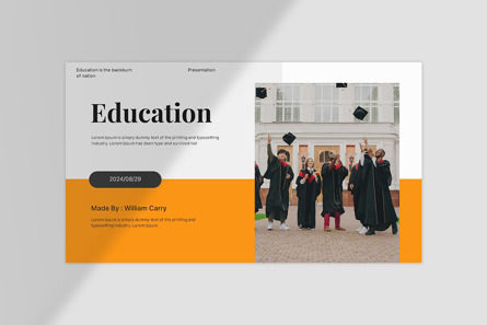Education Presentation Template, Deslizar 3, 12278, Negócios — PoweredTemplate.com