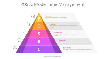 5-Level Strategy Pyramid POSEC Approach, Diapositive 2, 12293, Modèles commerciaux — PoweredTemplate.com