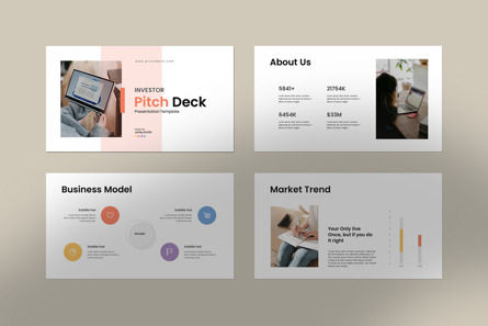 Investor Pitch-Deck PowerPoint Template, Slide 4, 12298, Bisnis — PoweredTemplate.com