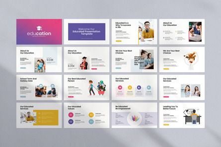 Education Google Slides Template, Diapositiva 5, 12301, Education & Training — PoweredTemplate.com