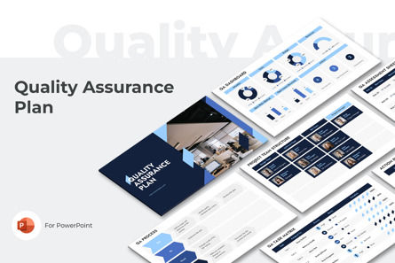 Quality Assurance Plan PowerPoint, 파워 포인트 템플릿, 12304, 비즈니스 — PoweredTemplate.com