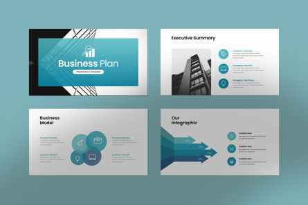 Business Plan PowerPoint Template, Deslizar 4, 12305, Negócios — PoweredTemplate.com